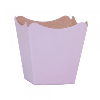 CACHEPOT PAPER . LISO Pote 15 (16cm x 17cm x 11cm) Pacote 10 Peças MALVA