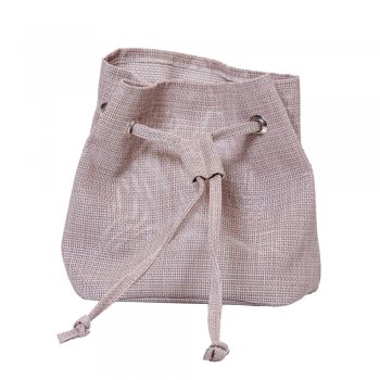 CACHEPOT BAG IBIZA . 15X16X20CM 1 PEÇA NUDE