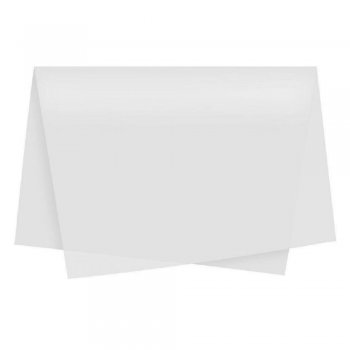 POLI SUJINHO LISO 49cm x 69cm Pacote 50 Folhas BRANCO