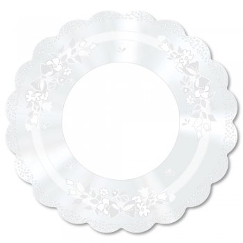 POLI REDONDO LAÇO Ø 68cm Pacote 50 Folhas BRANCO