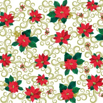 POLI QUADRADO NATAL NOEL 68cm x 68cm Pacote 50 Folhas .