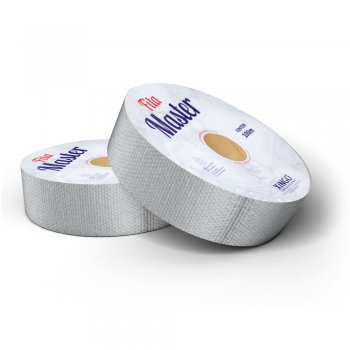 FITA MASTER METALIZADA SATIN . 32mm X 100m 1 Rolo PRATA