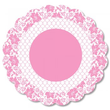 POLI REDONDO GABY Ø 68cm Pacote 50 Folhas ROSA