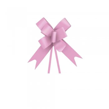 LAÇO FÁCIL LISO . 16mm x 39cm Pacote 10 Peças ROSA CLARO
