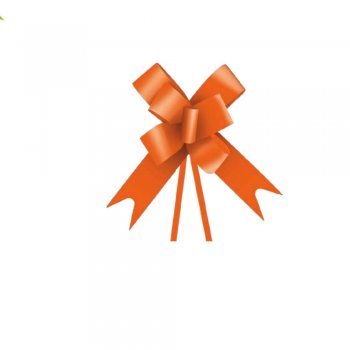 LAÇO FÁCIL LISO . 30mm x 50cm Pacote 10 Peças LARANJA