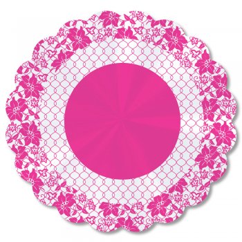 POLI REDONDO GABY Ø 48cm Pacote 50 Folhas PINK