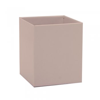 CACHEPOT PAPER QUADRADO LISO Pote 13 (13cm x 13cm x 17cm) Pacote 10 Peças NUDE