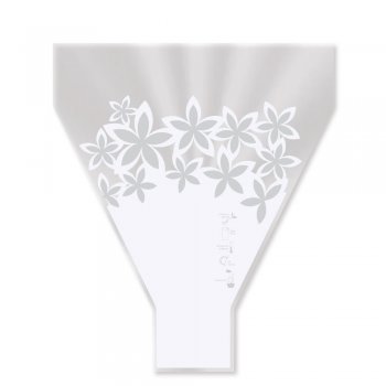 BOUQUET 30mc TAÇA CLASSIC 42cm x 12cm x 48cm Pacote 25 Peças BRANCO