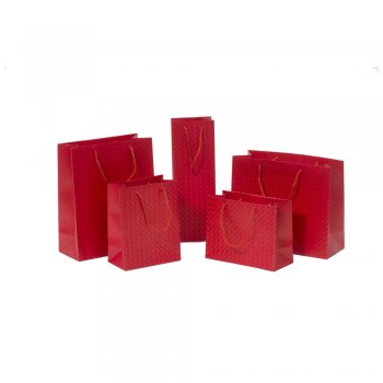 SACOLA LUXO BRIGITTE . 26X32CM 01 PEÇA VERMELHO