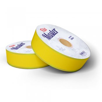 FITA MASTER DECORADA 3D 32mm X 100m 1 Rolo AMARELO / AMARELO