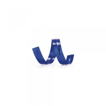 FECHO PRÁTICO METALIZADO . 6mm x 30cm Pacote 100 Peças AZUL