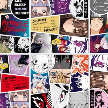 PAPEL DE PRESENTE DECORADO ANIME 70cm x 100cm Pacote 20 Folhas