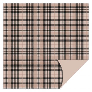 POLI PEROLIZADO DUPLA FACE GALES 69cm x 69cm Pacote 25 Folhas NUDE