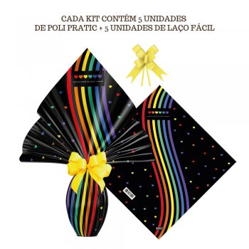 AUTOSSERVICO PRATIC PRIDE 39cmX39cm 5un