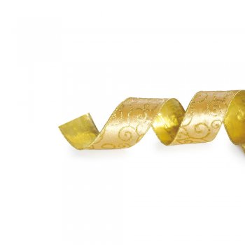 FITA ARABESCO . . 6,3CM  COM 1 PEÇA 1613590 OURO