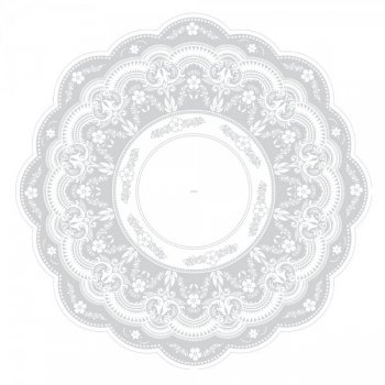 POLI REDONDO ÁRIA Ø 68cm Pacote 50 Folhas BRANCO