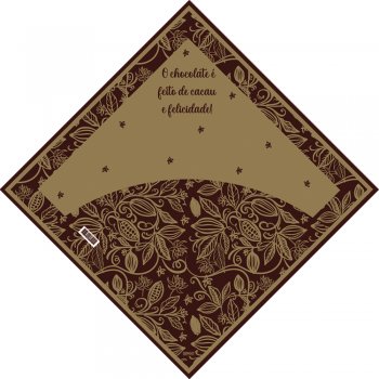 AUTOSSERVIÇO KIT PRATIC CHOCOLATIER 34cm x 34cm Conjunto 5 Peças PISTACHE