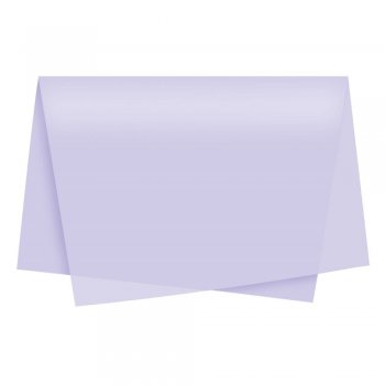 PAPEL DE SEDA LISO . 50cm x 70cm Pacote 100 Folhas LILÁS