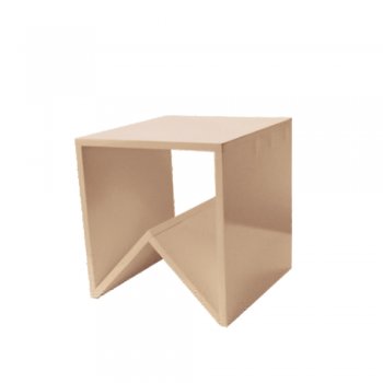 BANDEIRA DECORADA MDF PEQUENA 14,8CM X 16CM 01 PEÇA NATURAL