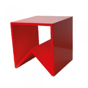 BANDEIRA DECORADA MDF GRANDE 21CM X 20CM 01 PEÇA VERMELHO