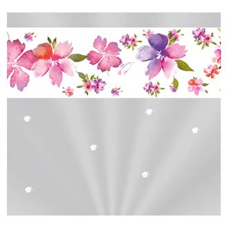 SACO TRANSPARENTE CESTA AYLA 60cm x 89cm Pacote 25 Peças .