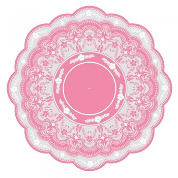 POLI REDONDO ÁRIA Ø 68cm Pacote 50 Folhas GÉRBERA