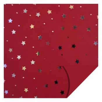 POLI PEROLIZADO ELITE 40mc DUPLA FACE METALIZADO CONSTELAÇÃO 69cm x 69cm Pacote 25 Folhas .
