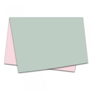 POLI PEROLIZADO ELITE 40mc DUPLA FACE LISO 49cm x 69cm Pacote 25 Folhas ROSA QUARTZ / VERDE