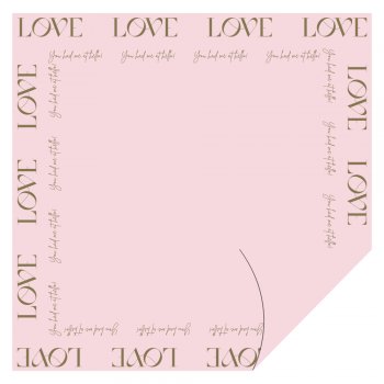 POLI PEROLIZADO DUPLA FACE NEW LOVE 69cm x 69cm Pacote 25 Folhas .