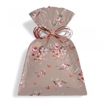 SACO PEROLIZADO PRESENTE HELENA 25cm x 35cm Pacote 50 Peças .