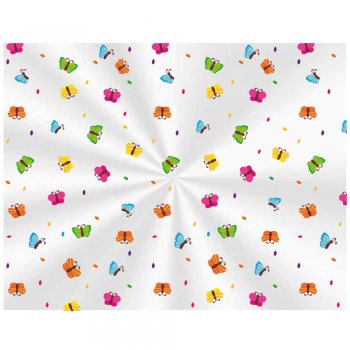 SACO TRANSPARENTE MULTIUSO BORBOLETA 15cm x 22cm Pacote 50 Peças .