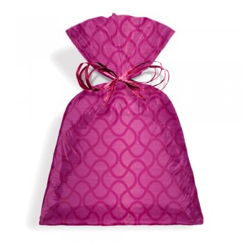 SACO METALIZADO PRESENTE WAVE 50cm x 69cm Pacote 50 Peças PINK