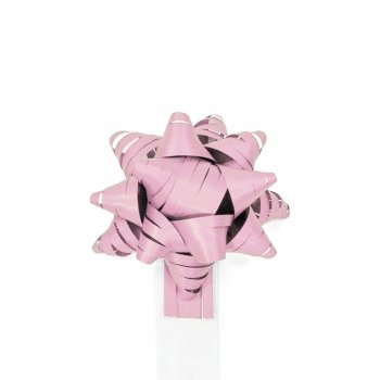 LAÇO PRONTO ESTRELA FECHAMENTO LISO . 19mm x Ø8cm Pacote 6 Peças ROSA