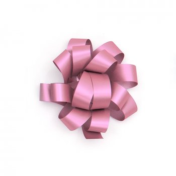 LAÇO PRONTO BOLA FECHAMENTO LISO . 19mm x ?11cm Pacote 3 Peças ROSA
