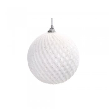 BOLA LOSÂNGO . 8cm (BOLS) JG C/6 PC 1002275 BRANCO