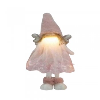 BONECA ANGEL EM PE COM LED . 45cm BT1844 .