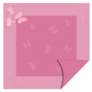 POLI PEROLIZADO ELITE 60mc DUPLA FACE BUTTERFLY 58cm x 58cm Pacote 25 Folhas .