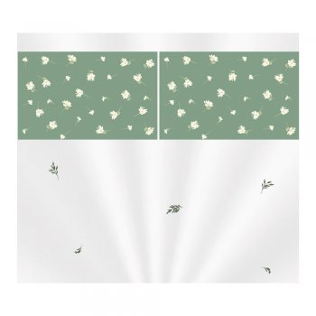 SACO TRANSPARENTE DECORADO DAISY 60cm x 89cm Pacote 25 Peças .