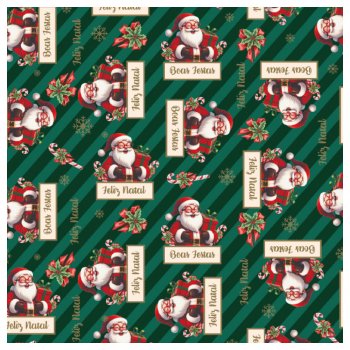 PAPEL DE PRESENTE DECORADO DOCE NATAL 70cm x 100cm Pacote 20 Folhas