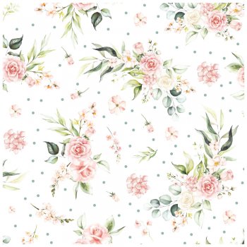 PAPEL DE PRESENTE DECORADO ALICE 70cm x 50m Bobina Contínua