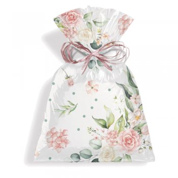 SACO PEROLIZADO PRESENTE ALICE 20cm x 29cm Pacote 50 Peças .