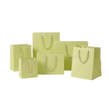 SACOLA LUXO SOFT TOUCH 18cm X 10cm X 23cm VERDE 01un