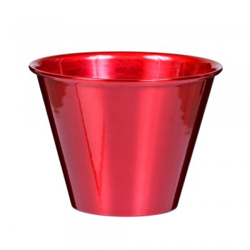 CACHEPOT ALUMÍNIO . . Pote 15 1 PEÇA CEREJA