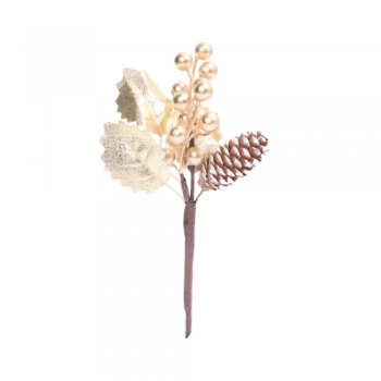 PICK FOLHAS C/ PINHA OUR 20cm () C/1 UN 1073253