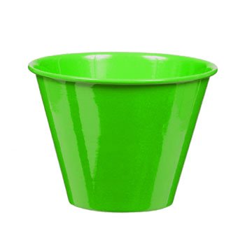 CACHEPOT ALUMÍNIO . . Pote 15 1 PEÇA VERDE LIMÃO