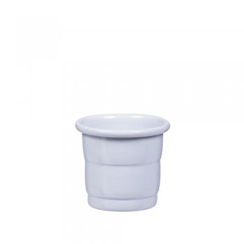 CACHEPOT ALUMÍNIO . . Pote 6 1 PEÇA BRANCO