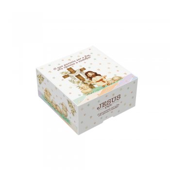 CAIXA PRACTICE 4 DOCES PÁSCOA CRISTÃ 8cmX8cmX4cm 10un