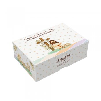 CAIXA PRACTICE 6 DOCES PÁSCOA CRISTÃ 12cmX8cmX4cm 10un