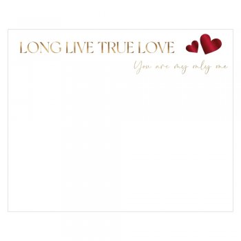 POLI VIVACE TRUE LOVE BRANCO 57cmX57cm 20un