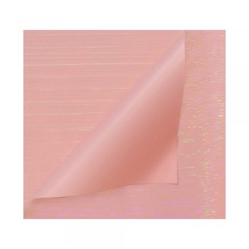 POLI STARLIGHT PLATINUM 50MC DUPLA FACE LISO 58cm X 58cM PACOTE 20 FOLHAS ROSA QUARTZ / ROSA QUARTZ QSWL005